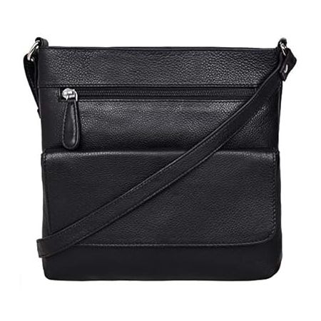 URBAN FOREST Troy Black Messenger Bag for Men