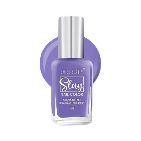 Swiss Beauty Slay Nail Color | Glossy Finish, Long Lasting Nail Paint| Chip resistant, Quick drying Nail Polish | Shade- Tuscan, 25Ml