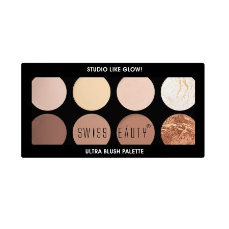Swiss Beauty Ultra Blush Palette With Highly Blendable Shades | Pigmented Blusher For A Natural Flush | Shade-4, 16Gm|