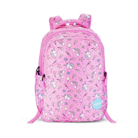 American Tourister Starlet, 25.5L Volume School Backpack with Front Organizer and Spacious Interiors for Girls & Women - Unicorn Tales