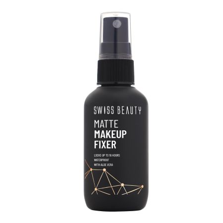 Swiss Beauty Matte Makeup Fixer | 16 Hours Matte Finish | With Vitamin E and Aloe Vera | Waterproof | 70ml