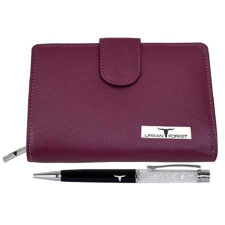 URBAN FOREST Tammy Ladies Leather Wallet Combo