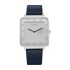 Titan Edge Quad Quartz Analog Blue Dial with Grey Stainless Steel Strap Watch for Men-10017QM01/NT10017QM01