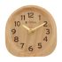 Titan Classic Light Brown Wooden Table Clock - T0003Wa01 - Analog, 11 Cm