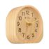 Titan Classic Light Brown Wooden Table Clock - T0003Wa01 - Analog, 11 Cm