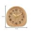 Titan Classic Light Brown Wooden Table Clock - T0003Wa01 - Analog, 11 Cm