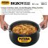 Hawkins Futura 12 Litre BigBoy Biryani Handi, Non Stick Pot with Hard Anodised Lid, Sauce Pan for Cooking and Serving Biriyani, Black (NBH12) Aluminium