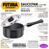 Hawkins Futura 1.5 Litre Saucepan, Hard Anodised Sauce Pan with Stainless Steel Lid, Induction Saucepan, Small Sauce Pan, Black (IAS15S)