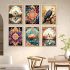 kotart Traditional wall art for wall decor - Modern Art Digital Painting for Bedroom living room office Wall Decoration Size - (13x17, I) Pack of 6