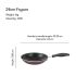 Meyer Merlot Aluminium Non-Stick Frypan | Frying Pan | Omlette pan | Fry pan with Stick Handle | Small Pan | Egg Pan | Gas and Induction Compatible| 100% Toxic Free, 24cm/ 1.64 Liters