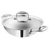 Vinod Platinum Triply Stainless Steel Kadai with Lid (22cm, 1.8L) | 2.5 mm Thick | Triply Kadai with Heavy Bottom | Induction Friendly Triply Stainless Steel Cookware Kadhai | 5 Year Warranty