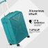American Tourister Krossplus 55 Cms Polycarbonate Hardsided Small Cabin Luggage|Speed_Wheel 8 Wheel Suitcase|Trolley Bag, Green, 21 Centimeters