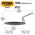Hawkins Futura 22 cm Tava, Non Stick Tawa with Stainless Steel Handle, Black (NT22)