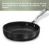 Hawkins Futura Pro 22 cm Frying Pan, Nonstick Fry Pan with Stainless Steel Handle and Stainless Steel Lid, Black (PNF22S)