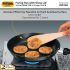 Hawkins Futura 24 cm Frying Pan, Nonstick Fry Pan with Glass Lid, Induction Non Stick Pan, Black (INF24G)