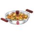 Hawkins 2.5 Litre Deep Fry Pan, Triply Stainless Steel Kadai with Glass Lid, Flat Bottom Induction Kadhai, Silver (SSD25G)