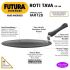 Hawkins Futura 28 cm Roti Tava, Hard Anodised Tawa, Induction Tawa, Black (IART28)