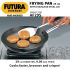 Hawkins Futura 29 cm Frying Pan, Hard Anodised Fry Pan with Stainless Steel Handle and Stainless Steel Lid, Big Frying Pan, Black (AF29S)