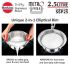 Hawkins 2.5 Litre Metro Patila, Triply Stainless Steel Tope, Induction Bhagona, Tapeli, Silver (SSP25)