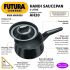 Futura Hard Anodised Handi (Saucepan) 2 L, 18 cm, 4.06 mm with Single Handle