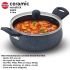 Hawkins Ceramic Nonstick Handi with Glass Lid, 3 Litre, Induction Biryani Pot, Granite Casserole (ICH30G)