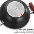 Hawkins Futura 3 Litre Deep Kadhai, Non Stick Kadai with Glass Lid, Flat Bottom Induction Kadhai, Black (INK30G)