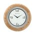 Titan Wooden Brown Wall Clock with Glass Dial - 31.8 cm x 31.8 cm (Medium)