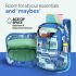 American Tourister Mist (Style 4), 31L Volume Backpack with an Add-on Rain Cover & Front Organizer, for Men & Women - BLUE/MINT