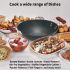 Roll over image to zoom in   VIDEO     2+ Futura Hard Anodised Deep-Fry Pan 3.75 L, 30 cm, 4.06 mm Induction Compatible Base