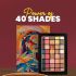 MARS Artist's Arsenal 28 Shades Eyeshadow Palette | Vibrant Colors with Rich Pigmentation | Blendable & Long Lasting (40g) (01-Multicolor)