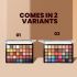 MARS Artist's Arsenal 28 Shades Eyeshadow Palette | Vibrant Colors with Rich Pigmentation | Blendable & Long Lasting (40g) (01-Multicolor)