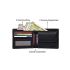 URBAN FOREST Stan Black Minimalist Leather Wallet for Men