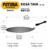 Hawkins Futura Nonstick Dosa Tava, Diameter 28 cm, Thickness 4.88 mm, Black (NDT28)