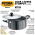 Hawkins Futura 5 Litre Cook n Serve Stewpot, Non Stick Pot with Stainless Steel Lid, Cooking Pot with Lid, Black (NST50)