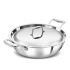 Hawkins Pro 5 Litre Deep-Fry Pan, Triply Stainless Steel Kadhai with Stainless Steel Handles and Stainless Steel Lid, Silver (PSK50S)