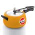 Hawkins Ceramic- Coated Contura 3L Mustard Yellow Aluminium Inner Lid Pressure Cooker - 5 Litre