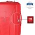 American Tourister IVY Spinner Polypropylene (PP) 2 Pc Set Red Hard Luggage with TSA Lock Small & Medium Sets (55Cm + 68 Cm)