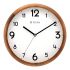 Titan Classic Wooden Analog Wall Clock with White Dial and Silent Sweep - 30 Cm X 30 Cm (Medium)