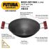 Hawkins Futura 2 Litre Deep Fry Pan, Hard Anodised Kadai, Flat Bottom Kadhai, Black (AD20)