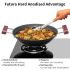 Hawkins Futura 2 Litre Deep Fry Pan, Hard Anodised Kadai, Flat Bottom Kadhai, Black (AD20)