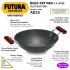 Hawkins Futura 2.75 Litre Deep Fry Pan, Hard Anodised Kadai, Round Bottom Kadhai, Black (AK275)