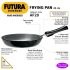 Hawkins Futura 25 cm Frying Pan, Hard Anodised Fry Pan, Induction Frying Pan, Black (IAF25)