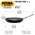 Hawkins Futura 29 cm Frying Pan, Hard Anodised Fry Pan with Stainless Steel Handle, Big Frying Pan, Black (AF29)