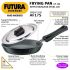 Hawkins Futura 17 cm Frying Pan, Non Stick Fry Pan with Stainless Steel Lid, Small Frying Pan, Black (NF17S)