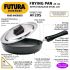 Hawkins Futura 26 cm Frying Pan, Non Stick Fry Pan with Stainless Steel Lid, Induction Frying Pan, Black (INF26S)