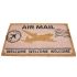 Onlymat Natural Coir Air Mail Design Eco-friendly Thick Material and PVC Doormat for Main Door, Bedroom, Entrance, Kitchen, Entryway, Shop, Office (Multicolour, 75 cm x 45 cm x 1.5 cm)