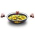 Hawkins Futura 1.5 Litre Deep Fry Pan, Hard Anodised Kadai with Glass Lid, Round Bottom Kadhai, Small Kadai, Black (AK15G)