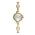 Titan Raga Quartz Analog White Dial Metal Strap Watch for Women-NS2576YM01/NT2576YM01