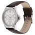 Titan Quartz Multifunction Silver Dial Leather Strap Watch for Men-NS1698SL01/NT1698SL01