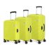 American Tourister Liftoff Spinner 3 PC Set Apple Green Polypropylene Hard Luggage with Double Wheel (Trolley/Suitcase)